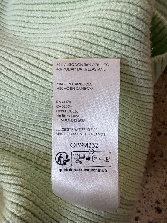 Free people small easy street ribbed knit tunic sweater - Picture 6 of 6